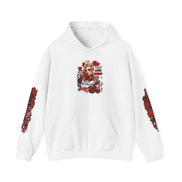 Fast Lane Heavy Blend Hoodie – Red & Black Streetwear