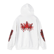 Fast Lane Heavy Blend Hoodie – Red & Black Streetwear