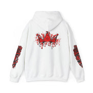 Fast Lane Heavy Blend Hoodie – Red & Black Streetwear