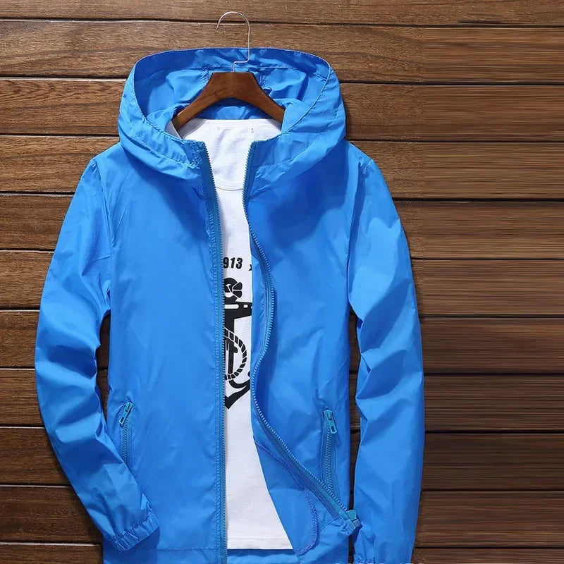 Ultra-Light Waterproof Jacket - Windproof UV Protection Rain Coat S-7XL - TNH apparel