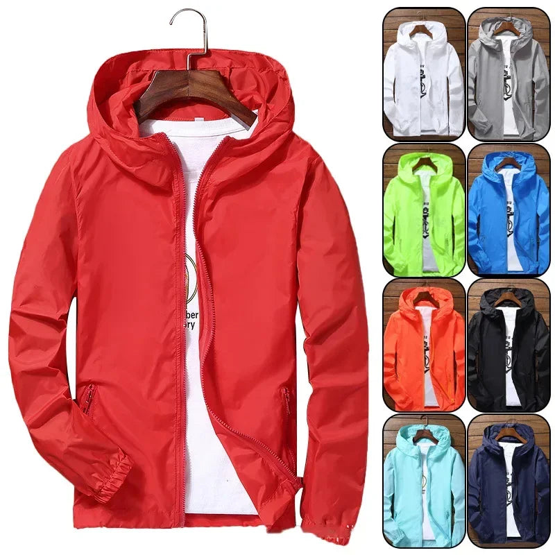 Ultra-Light Waterproof Jacket - Windproof UV Protection Rain Coat S-7XL - TNH apparel