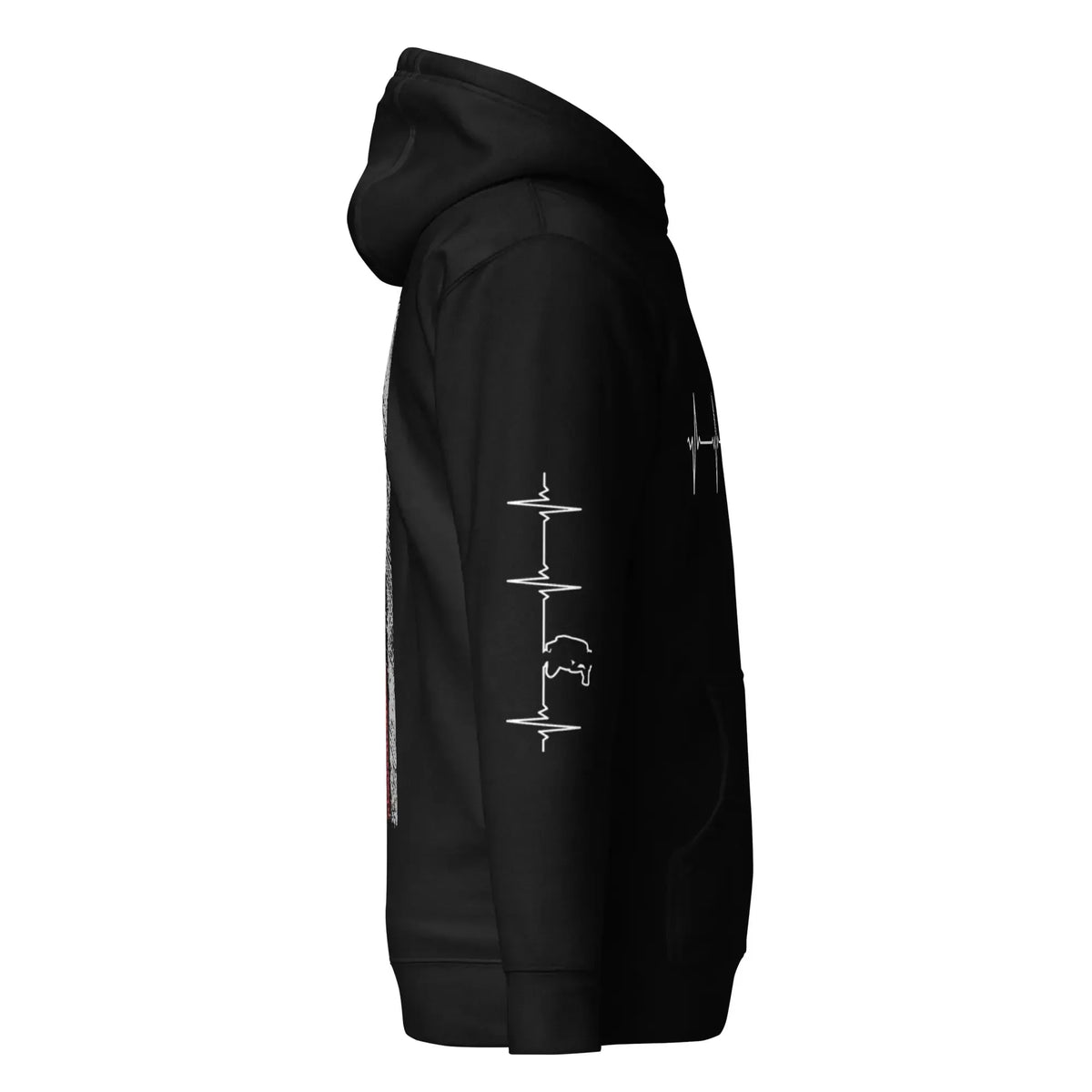 Negative Space Art Hoodie - Unisex Cozy Cotton Blend - TNH apparel
