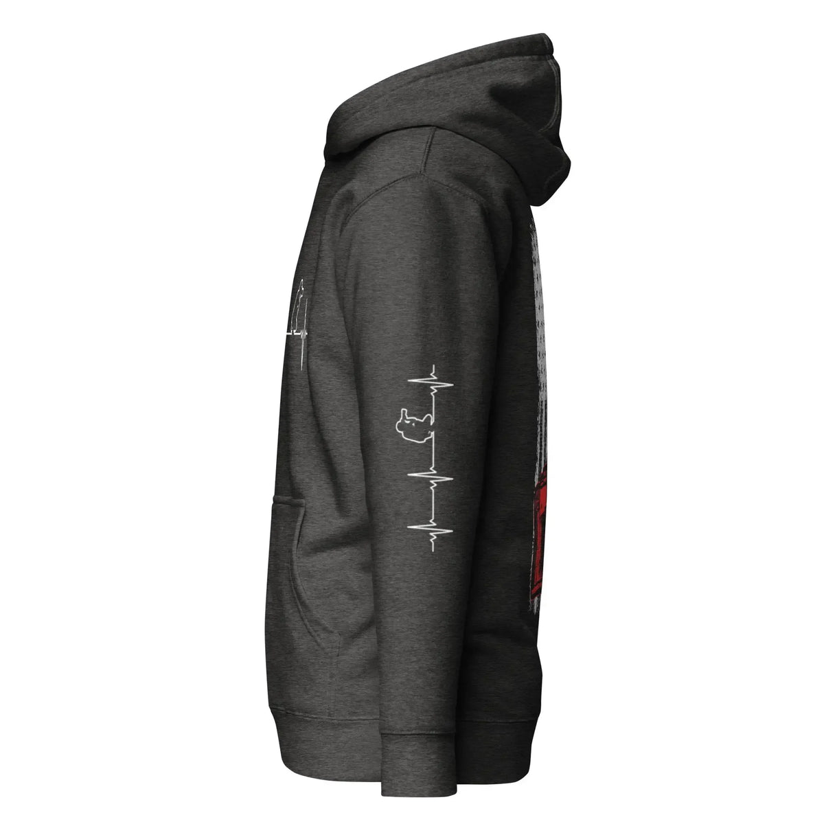 Negative Space Art Hoodie - Unisex Cozy Cotton Blend - TNH apparel