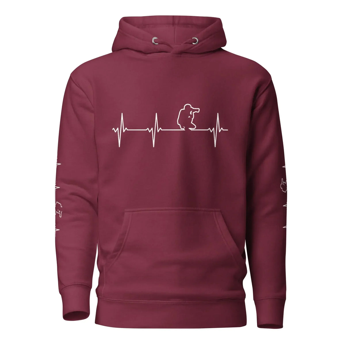 Negative Space Art Hoodie - Unisex Cozy Cotton Blend - TNH apparel