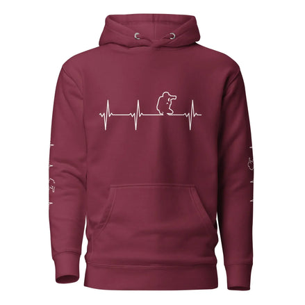 Negative Space Art Hoodie - Unisex Cozy Cotton Blend - TNH apparel
