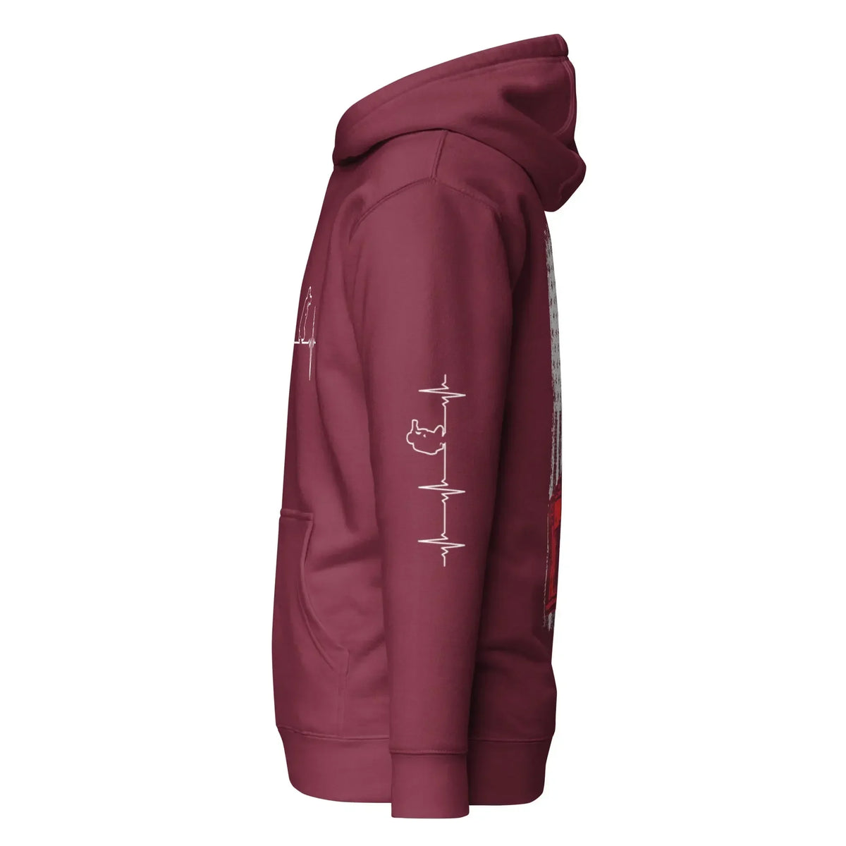 Negative Space Art Hoodie - Unisex Cozy Cotton Blend - TNH apparel