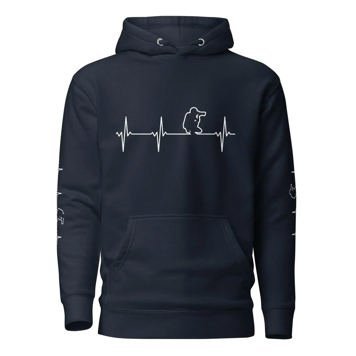 Negative Space Art Hoodie - Unisex Cozy Cotton Blend - TNH apparel