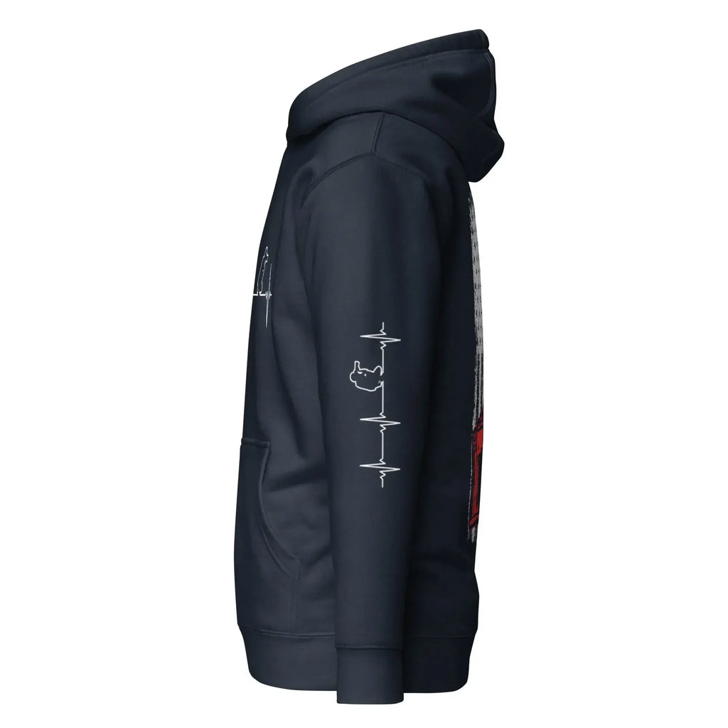 Negative Space Art Hoodie - Unisex Cozy Cotton Blend - TNH apparel