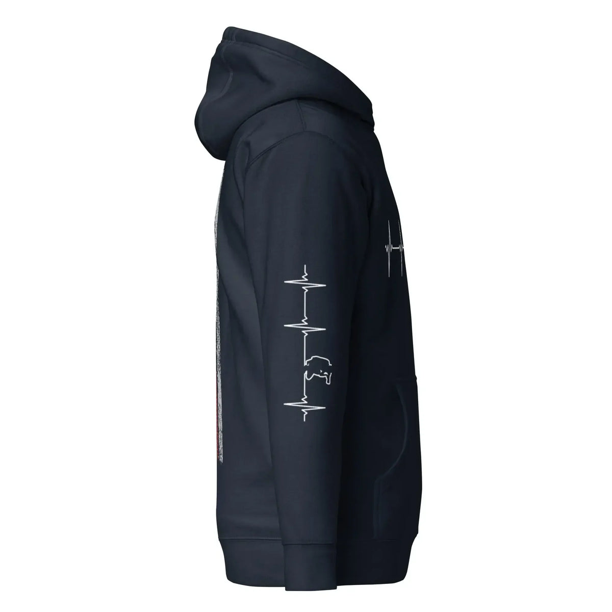 Negative Space Art Hoodie - Unisex Cozy Cotton Blend - TNH apparel