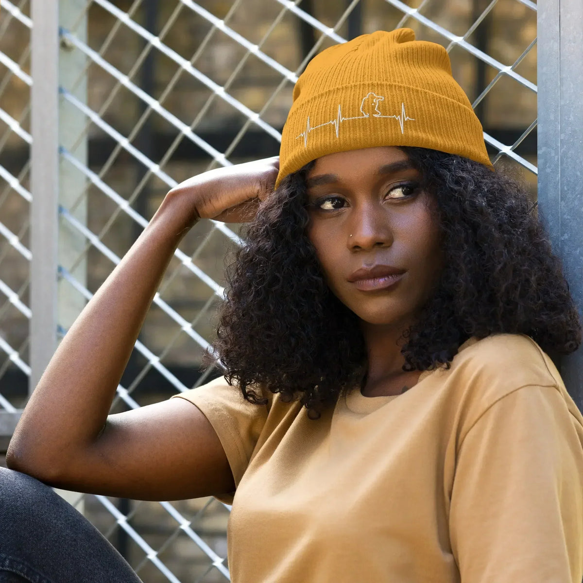 Organic Ribbed Beanie - Eco-Friendly 100% Cotton - TNH apparel