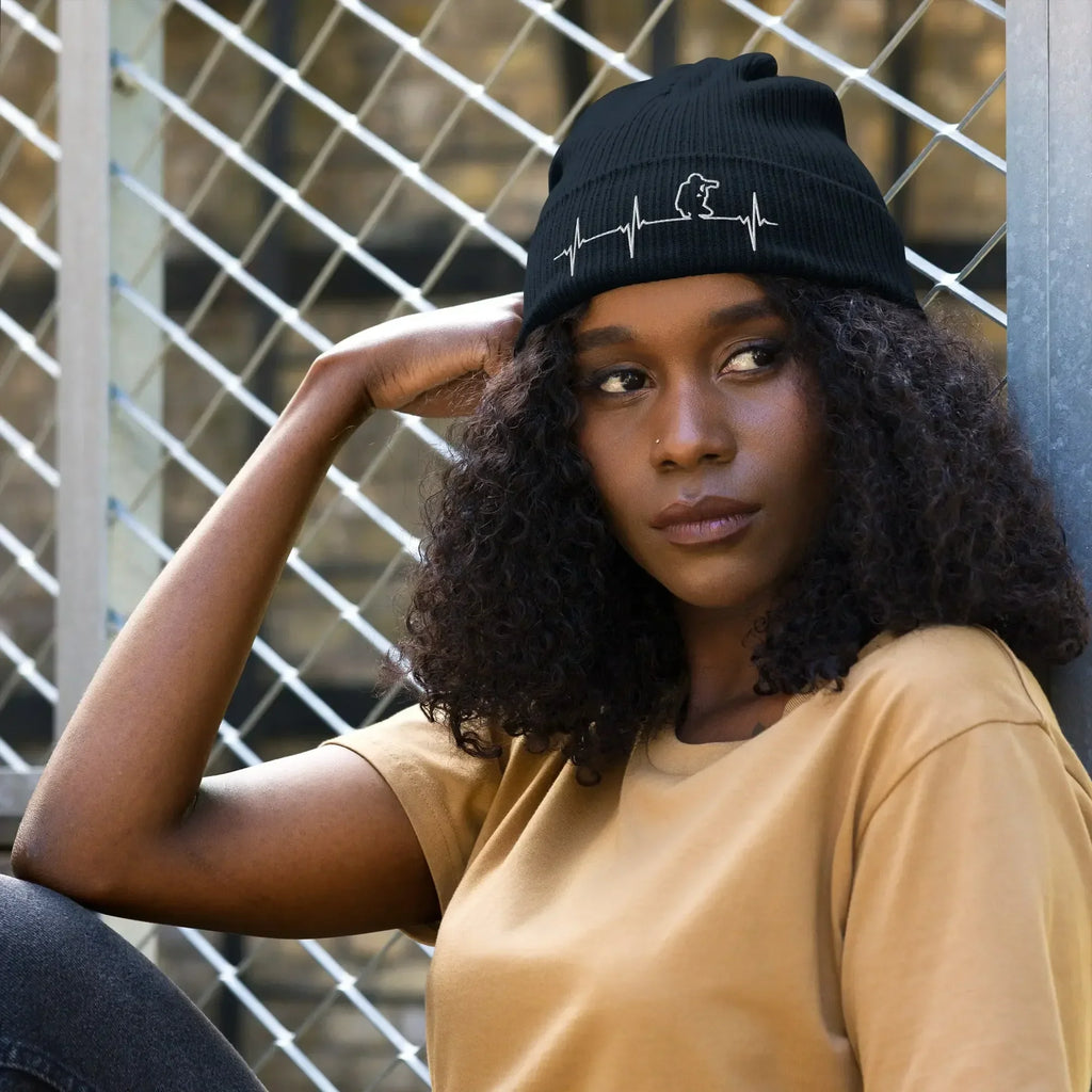 Organic Ribbed Beanie - Eco-Friendly 100% Cotton - TNH apparel