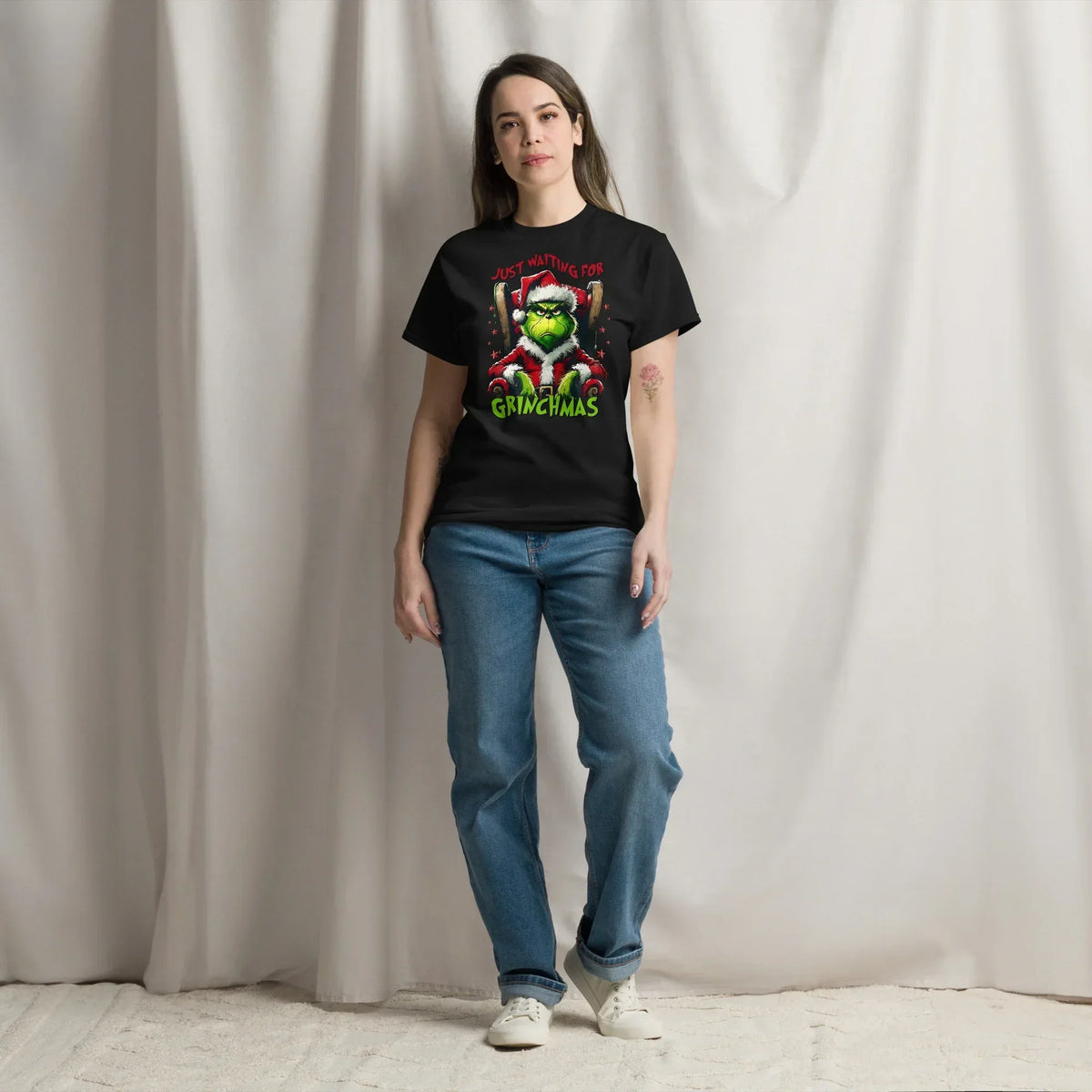 Unisex classic tee| just waiting for Christmas - TNH apparel