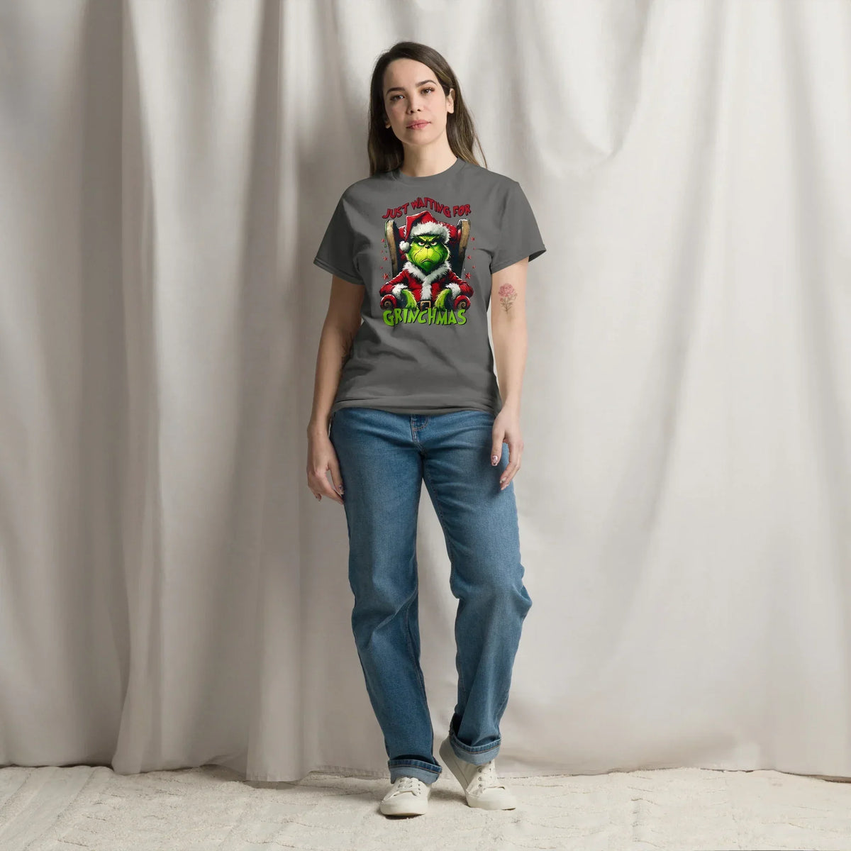 Unisex classic tee| just waiting for Christmas - TNH apparel