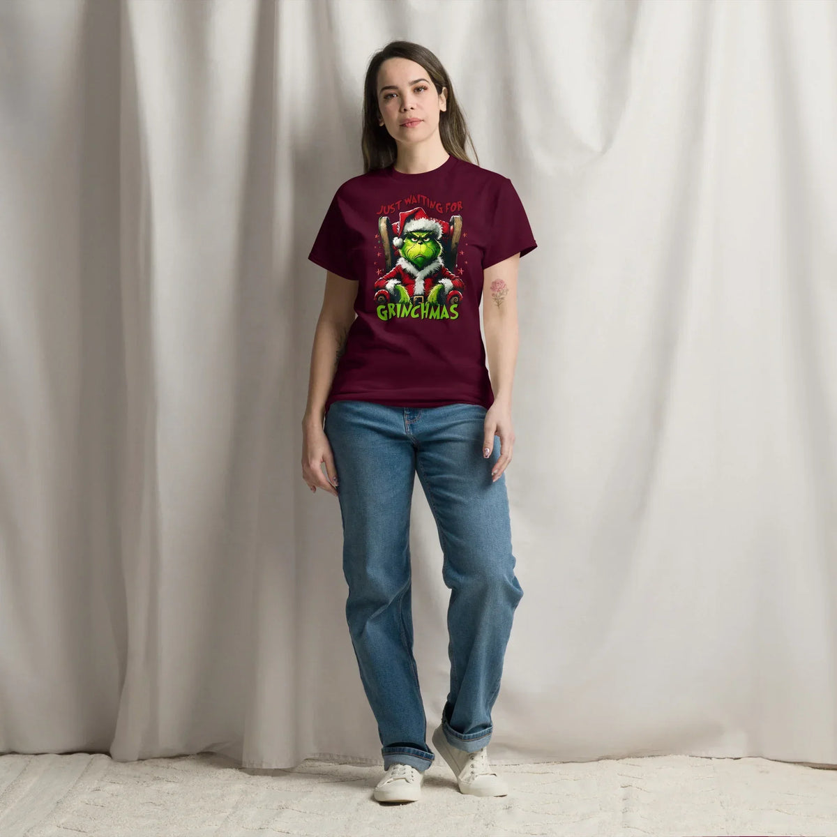 Unisex classic tee| just waiting for Christmas - TNH apparel