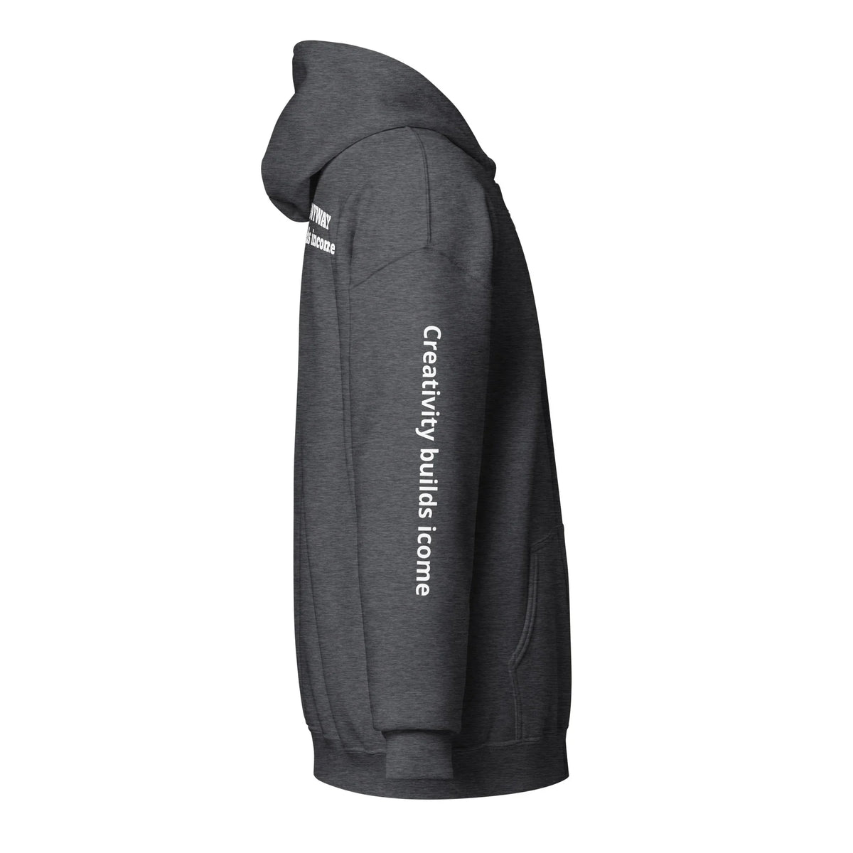 Product mockupUnisex heavy blend zip hoodies Show Up motivational hoodies 