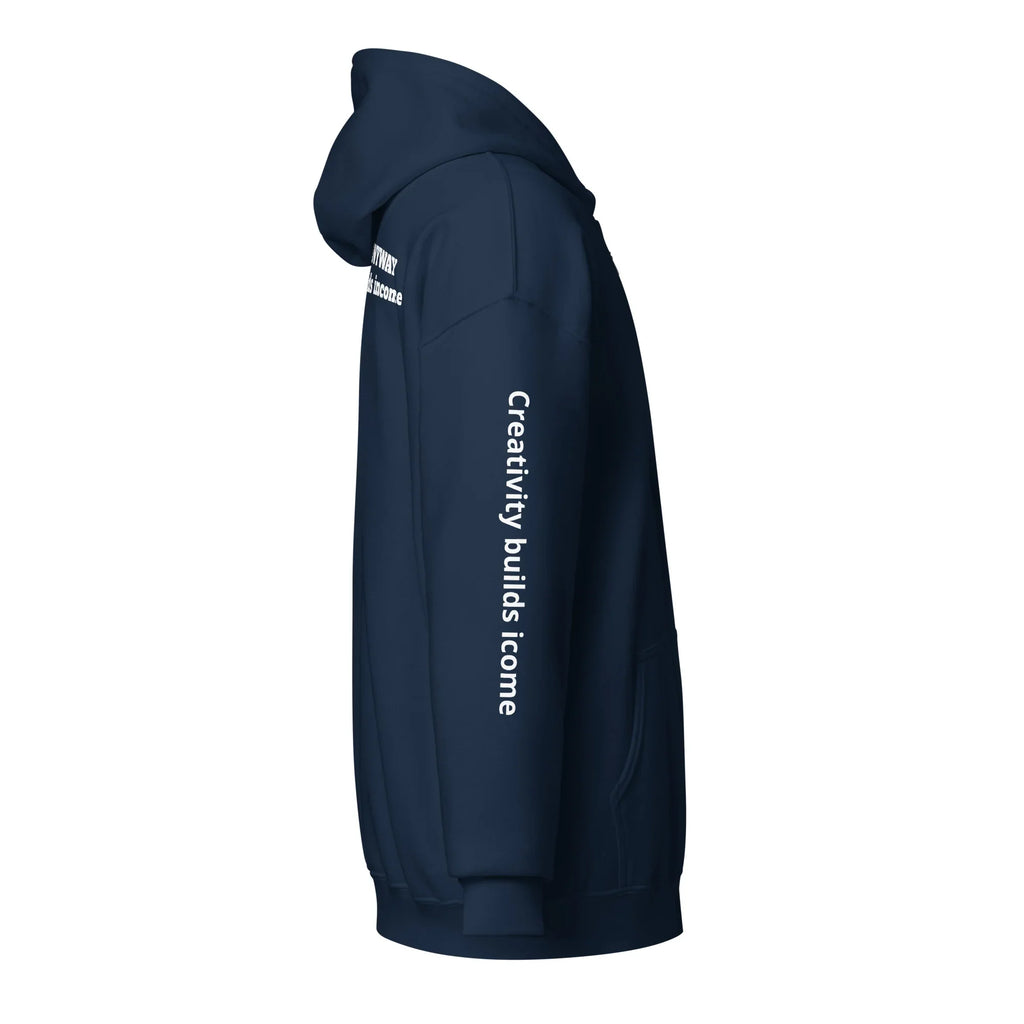 Product mockupUnisex heavy blend zip hoodies Show Up motivational hoodies 