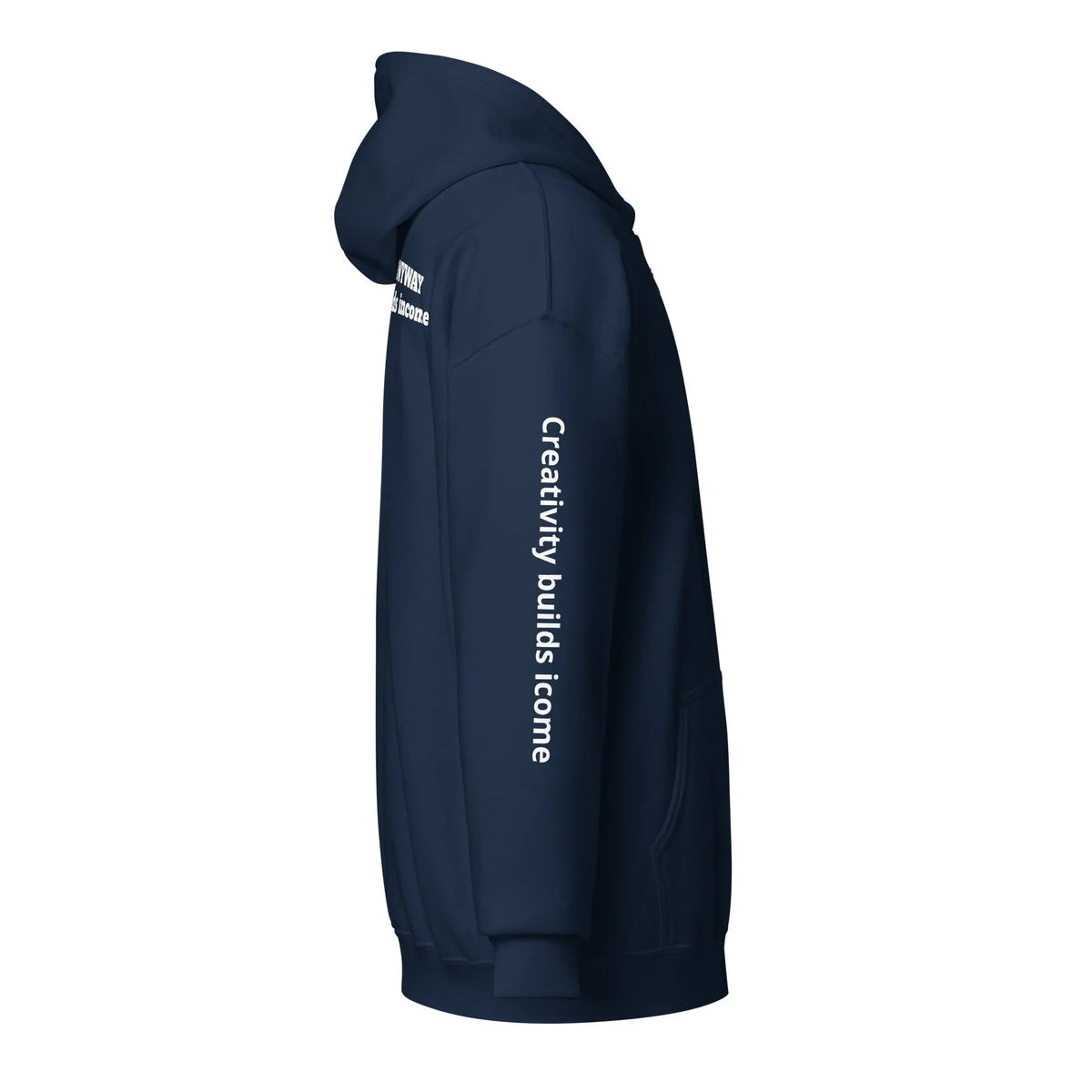 Product mockupUnisex heavy blend zip hoodies Show Up motivational hoodies 