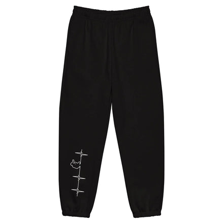 90s Heavyweight Sweatpants - Street Style Soft Fleece - TNH apparel