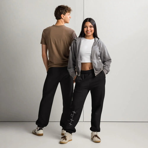 90s Heavyweight Sweatpants - Street Style Soft Fleece - TNH apparel