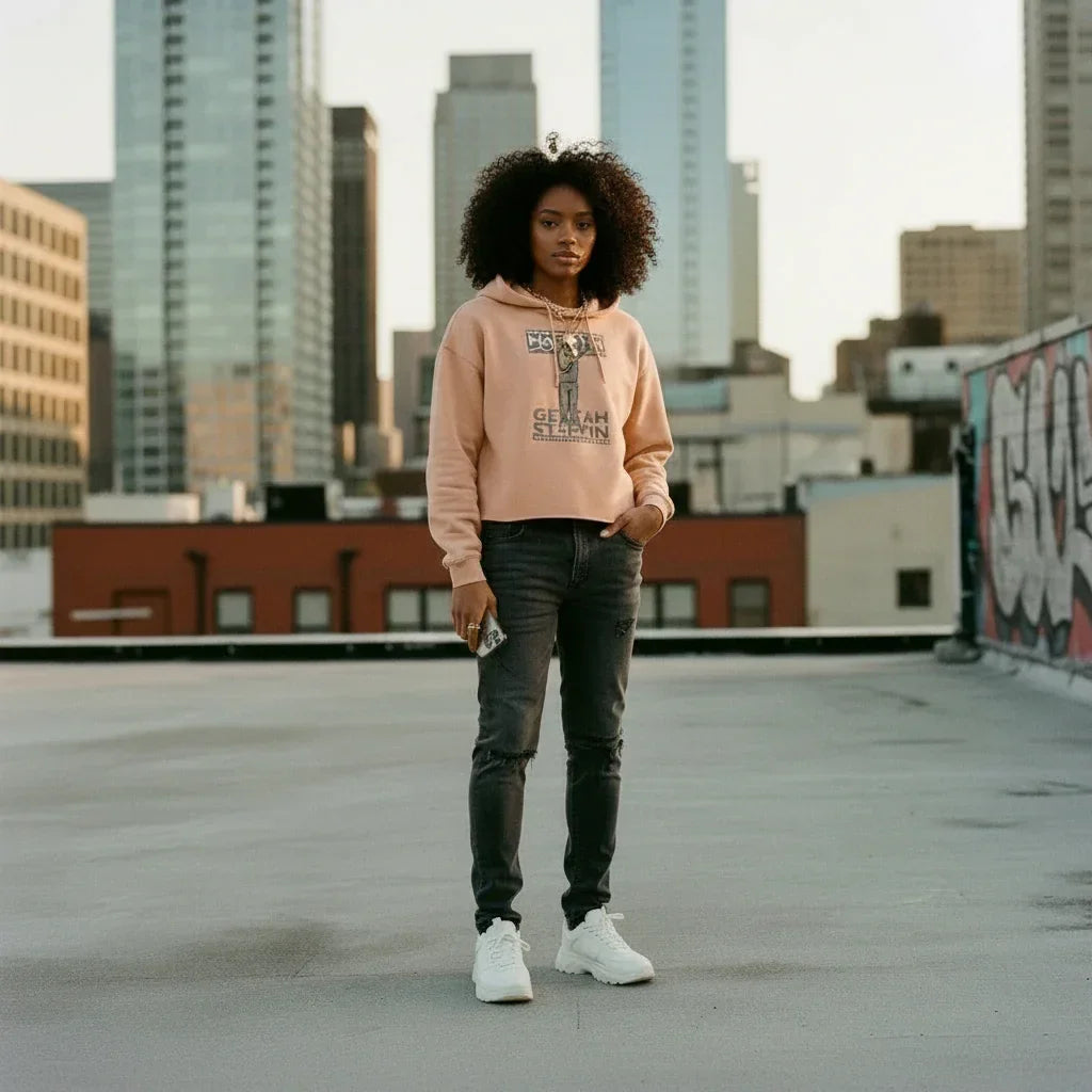 Crop Hoodie - TNH apparel