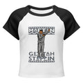 Women’s micro rib raglan baby tee/GET TAH STEPIN - TNH apparel